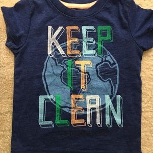 “Keep it Clean, Keep it Green” Cat & Jack shirt